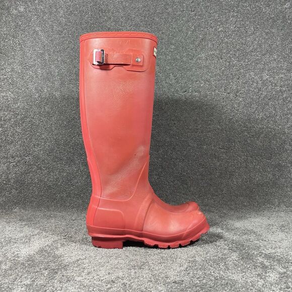 Hunter Original Tall Matte Corral Riding Rain Wellington Boots Women's Size 5 - Picture 10 of 16